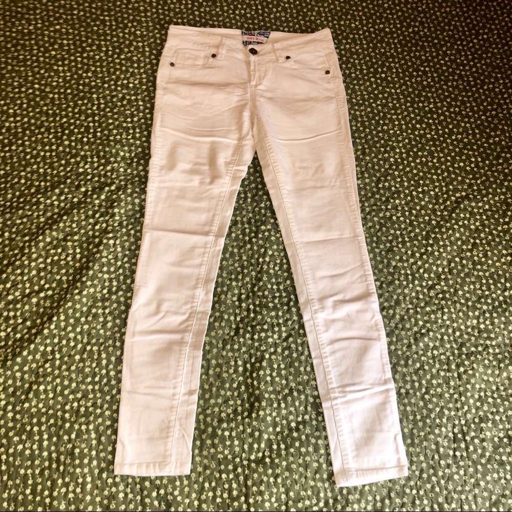 Suede white Jeans
